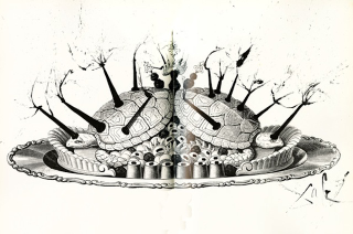 Illustration for article titled Salvador DalĂ's Sensuous Cookbook Is As Nightmarish As You'd Imagine